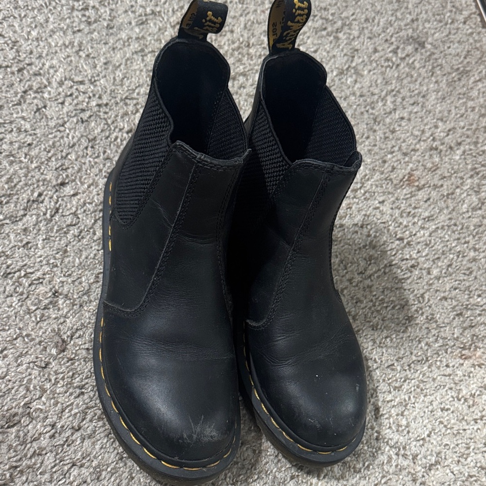 Dr. Martens Black Slip-On Boots